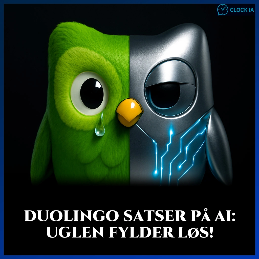 Duolingo satser på AI: uglen fylder løs!