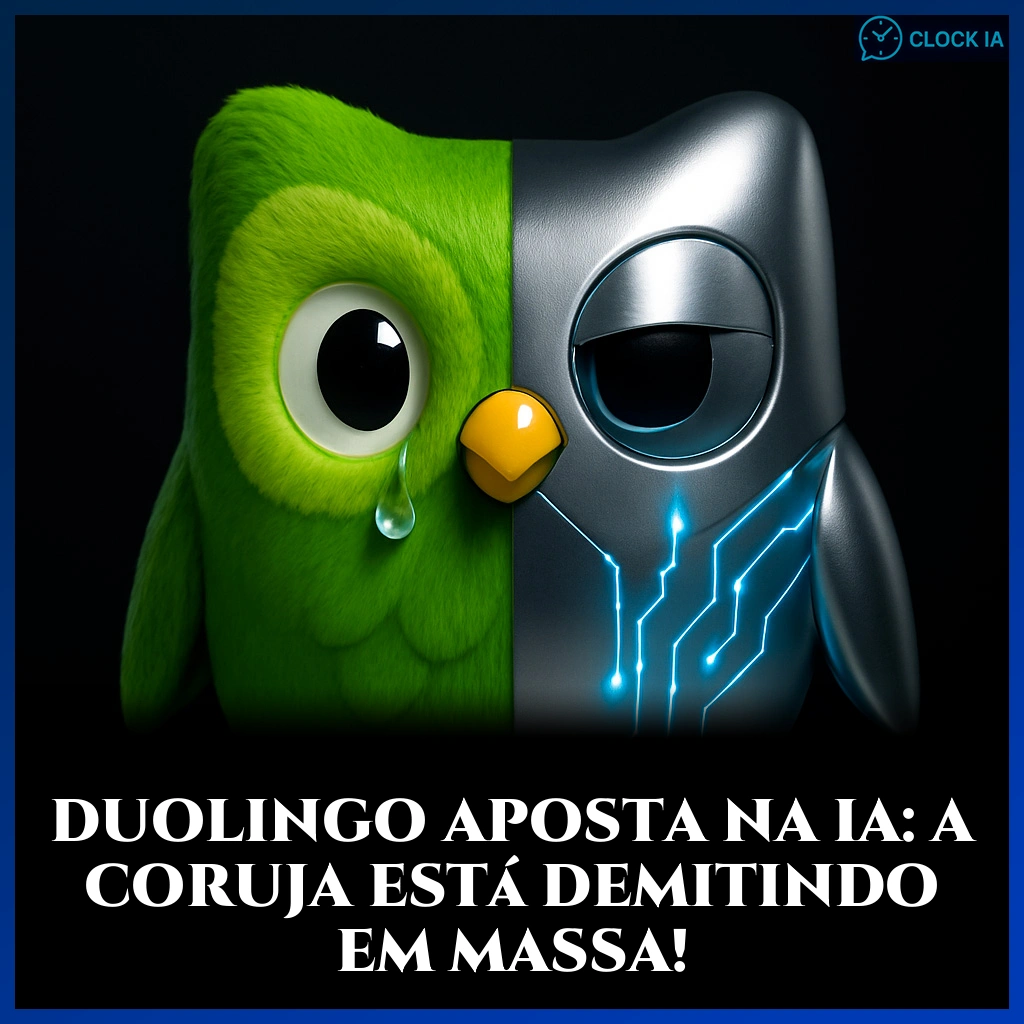 Duolingo aposta na IA: a coruja está demitindo em massa!