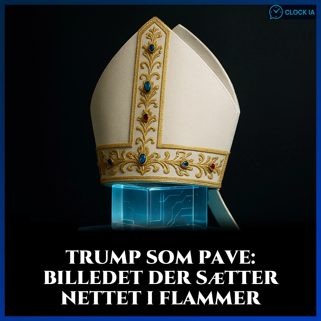 Trump som pave: Billedet der sætter nettet i flammer