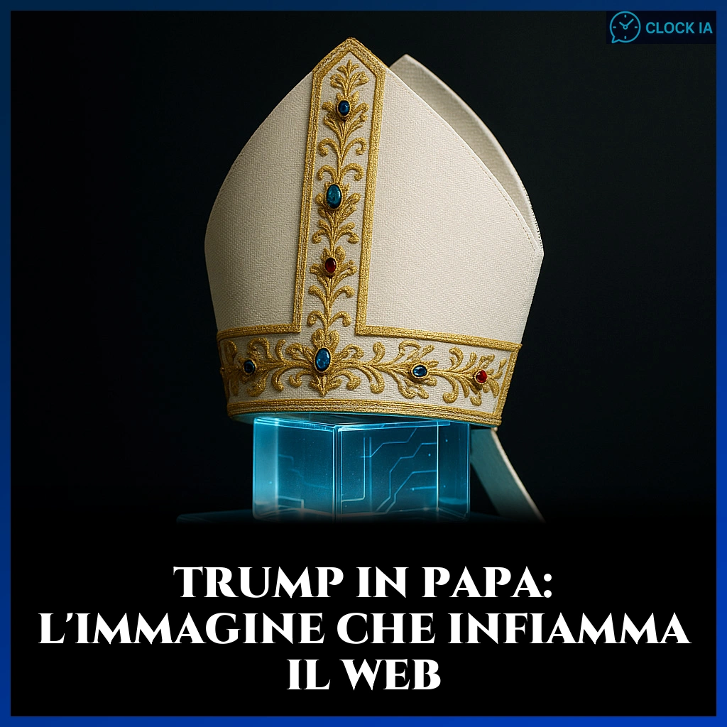 Trump in Papa: L’immagine che infiamma il web