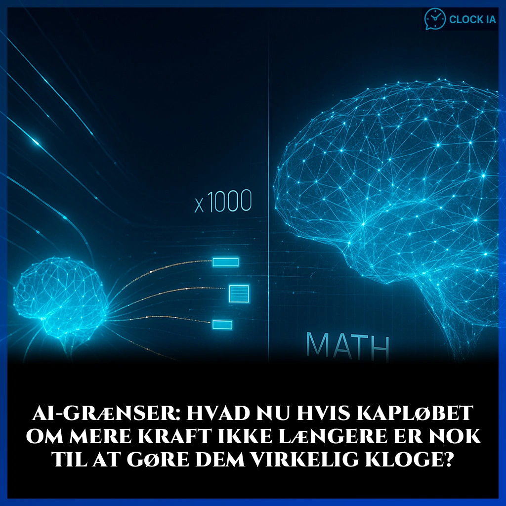 AI-grænser: hvad nu hvis kapløbet om mere kraft ikke længere er nok til at gøre dem virkelig kloge?