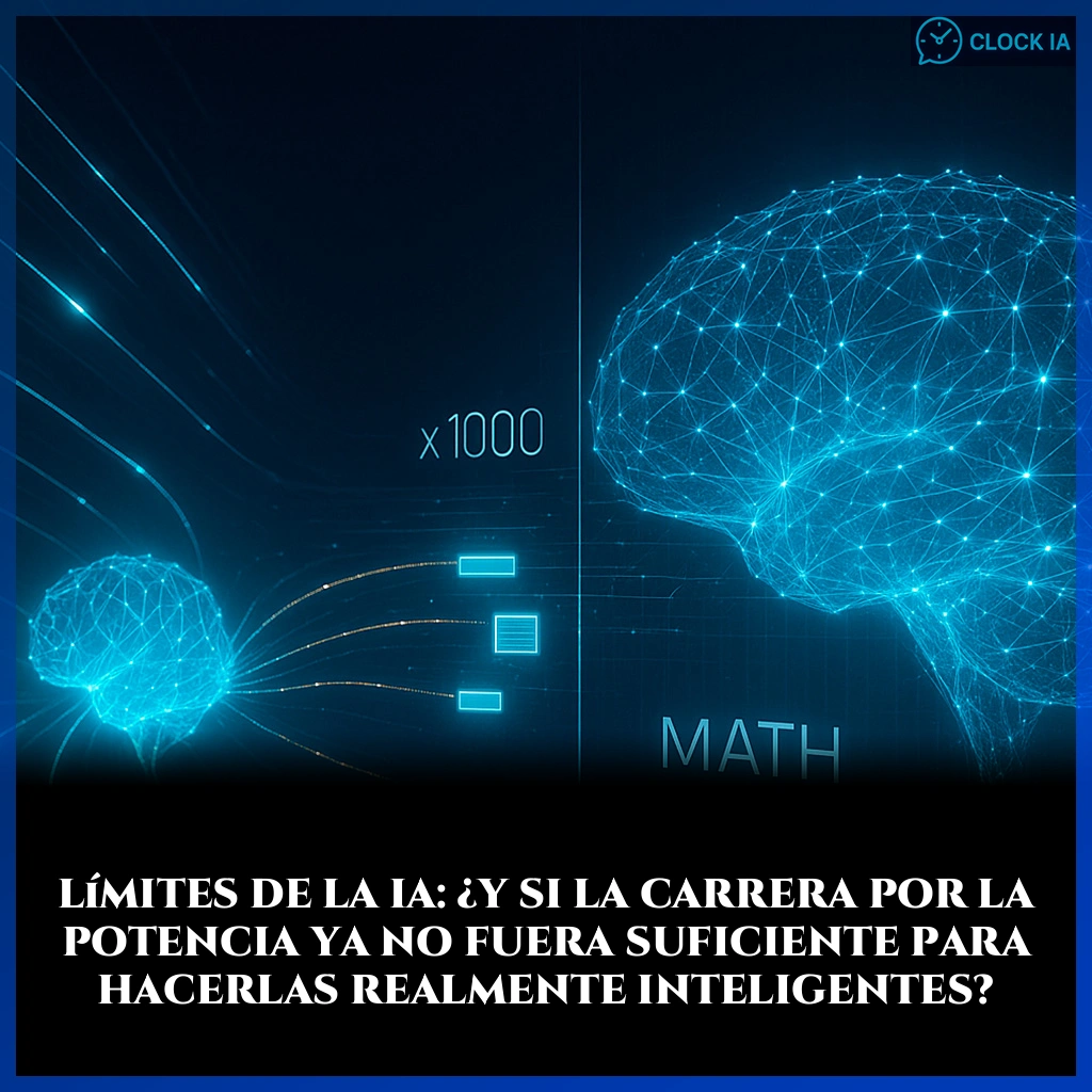 Límites de la IA: ¿y si la carrera por la potencia ya no fuera suficiente para hacerlas realmente inteligentes?