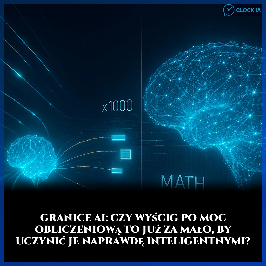 Granice AI: czy wyścig po moc obliczeniową to już za mało, by uczynić je naprawdę inteligentnymi?