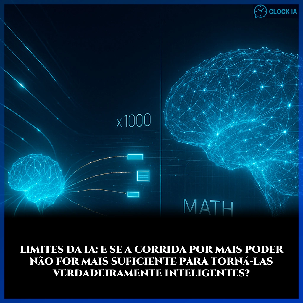 Limites da IA: e se a corrida por mais poder não for mais suficiente para torná-las verdadeiramente inteligentes?