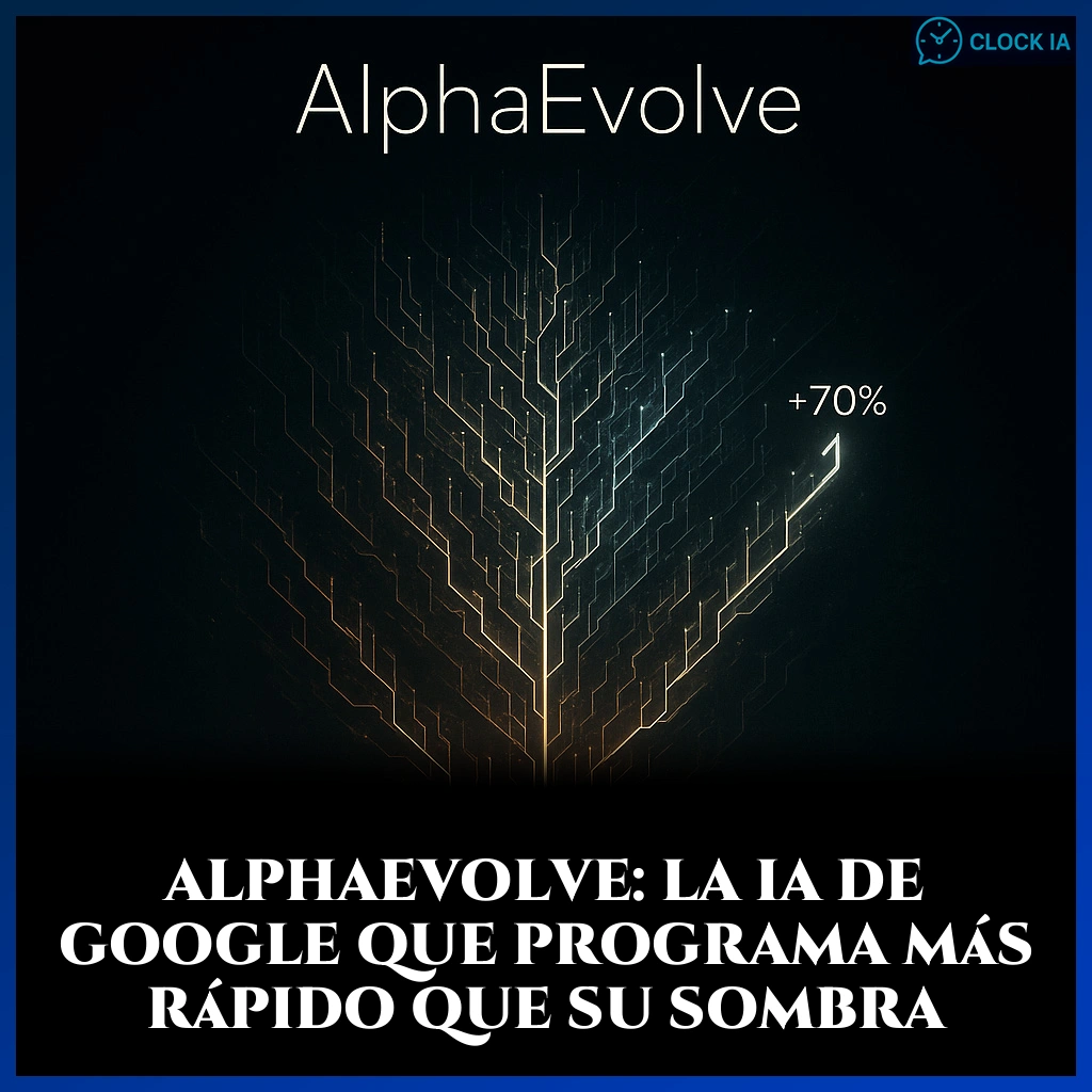 AlphaEvolve: la IA de Google que programa más rápido que su sombra