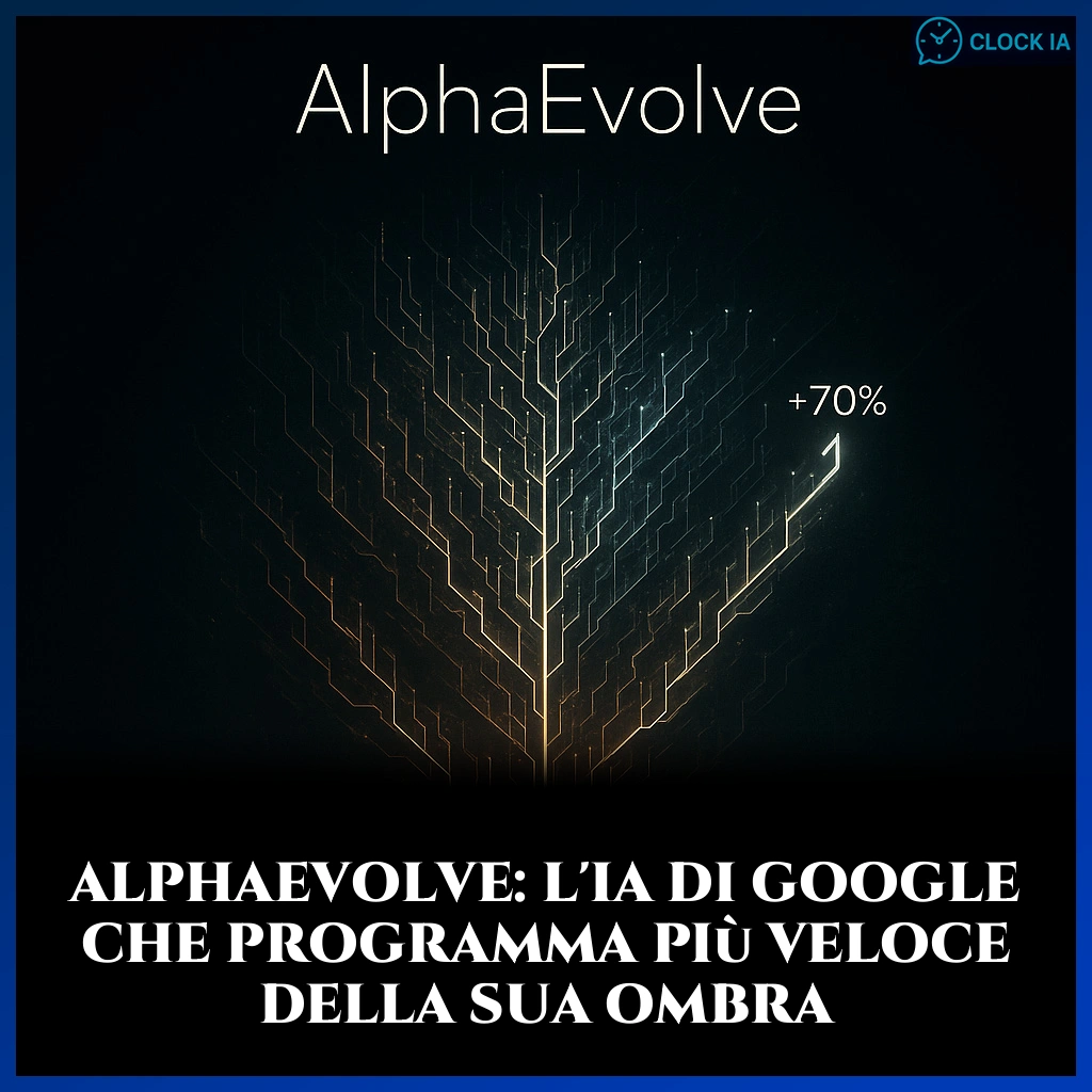 AlphaEvolve: l’IA di Google che programma più veloce della sua ombra