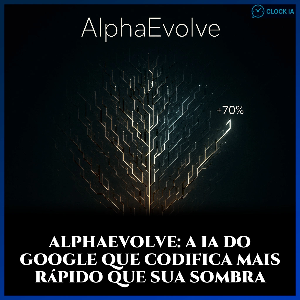 AlphaEvolve: a IA do Google que codifica mais rápido que sua sombra