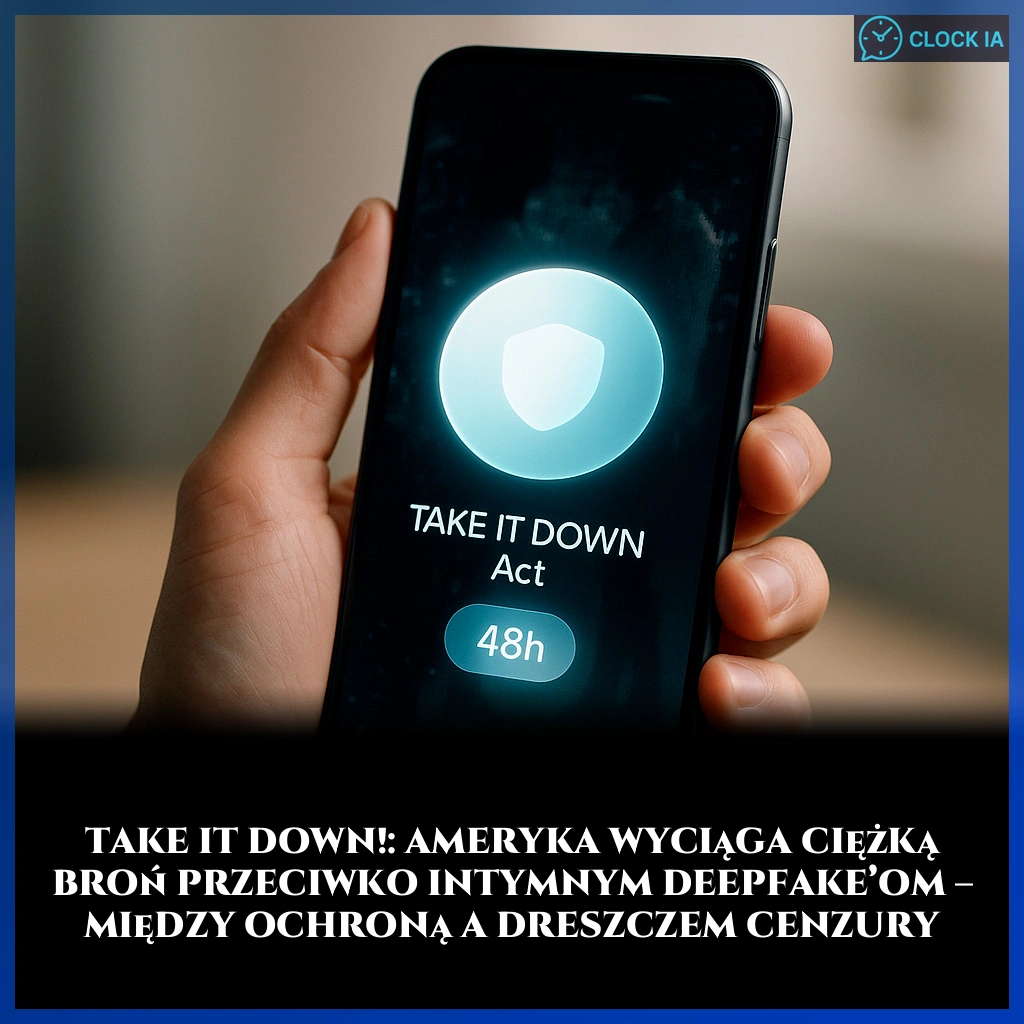 Take It Down!: Ameryka wyciąga ciężką broń przeciwko intymnym deepfake’om – między ochroną a dreszczem cenzury