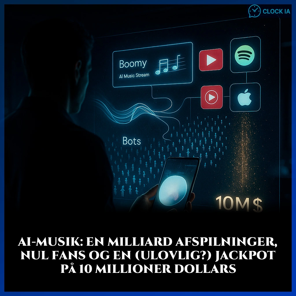 AI-musik: en milliard afspilninger, nul fans og en (ulovlig?) jackpot på 10 millioner dollars