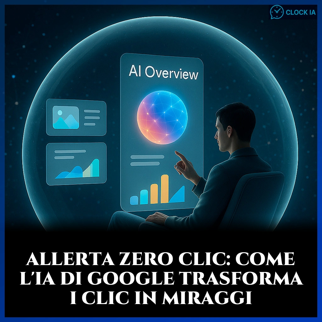 Allerta Zero Clic: Come l’IA di Google trasforma i clic in miraggi