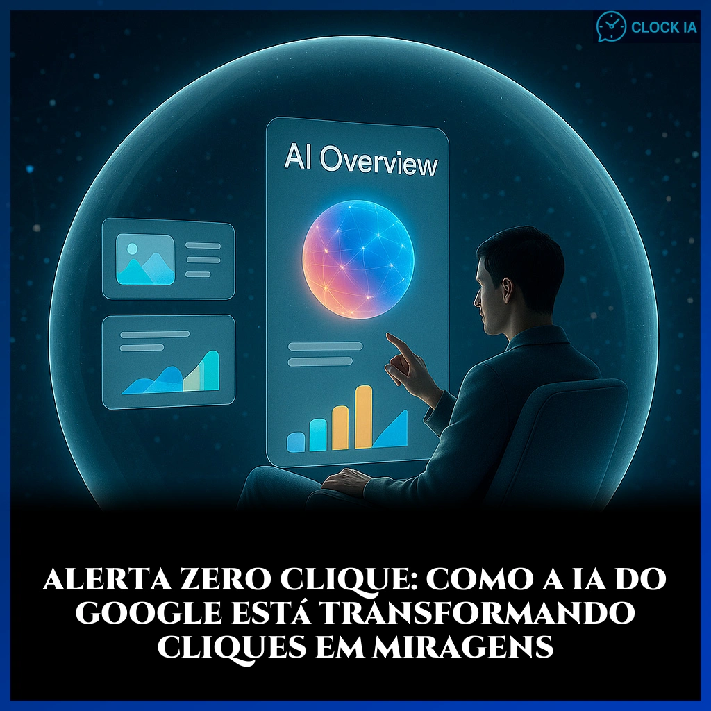 Alerta Zero Clique: Como a IA do Google está transformando cliques em miragens
