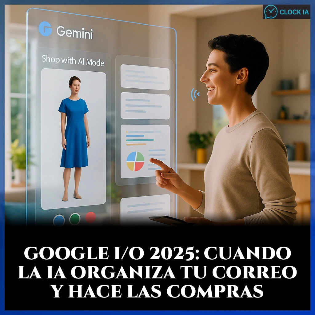 Google I/O 2025: cuando la IA organiza tu correo y hace las compras