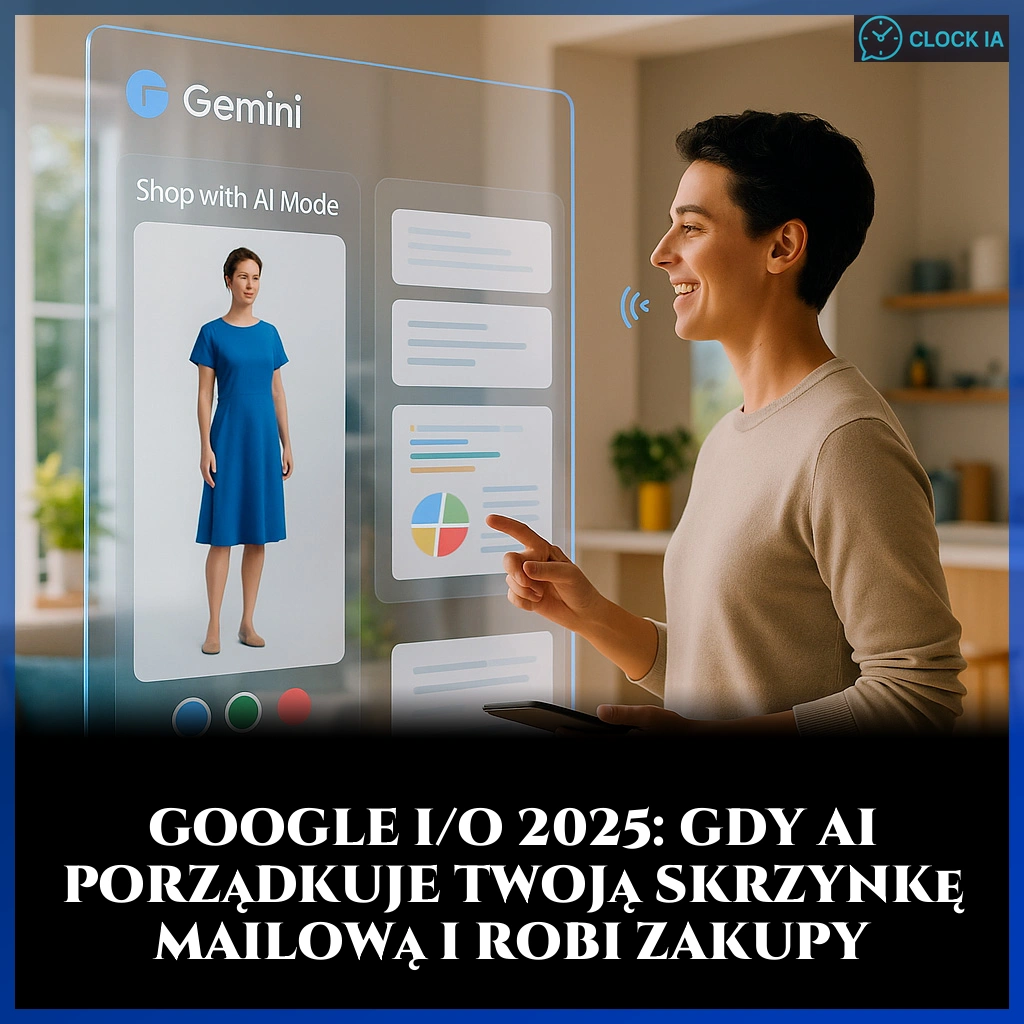 Google I/O 2025: gdy AI porządkuje Twoją skrzynkę mailową i robi zakupy