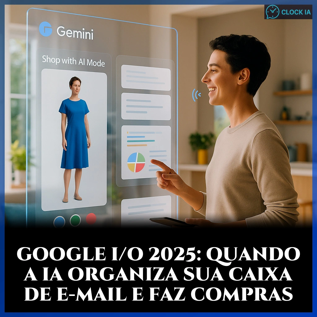 Google I/O 2025: quando a IA organiza sua caixa de e-mail e faz compras