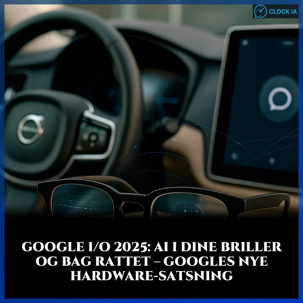 Google I/O 2025: AI i dine briller og bag rattet – Googles nye hardware-satsning