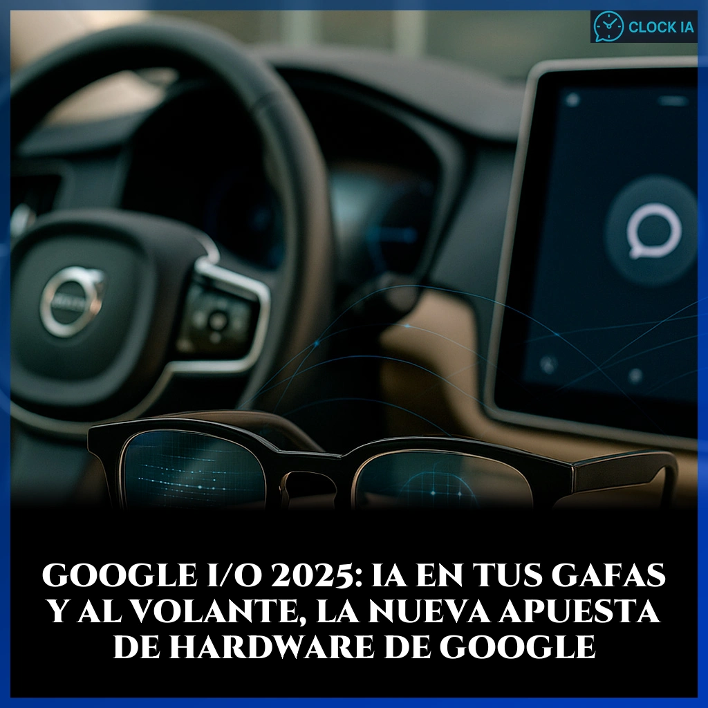 Google I/O 2025: IA en tus gafas y al volante, la nueva apuesta de hardware de Google