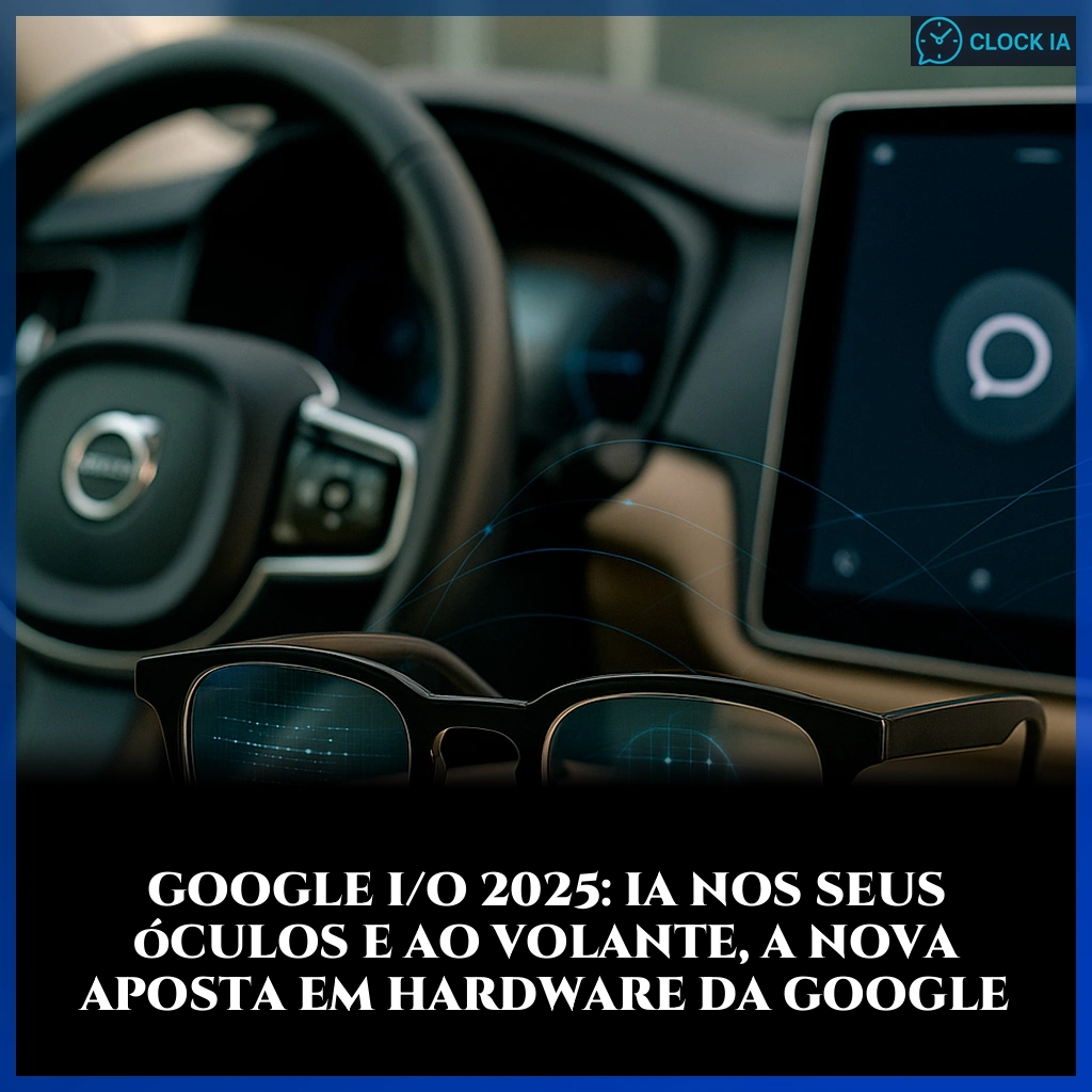 Google I/O 2025: IA nos seus óculos e ao volante, a nova aposta em hardware da Google