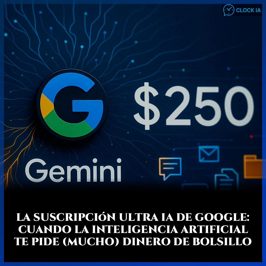 La suscripción Ultra IA de Google: cuando la inteligencia artificial te pide (mucho) dinero de bolsillo