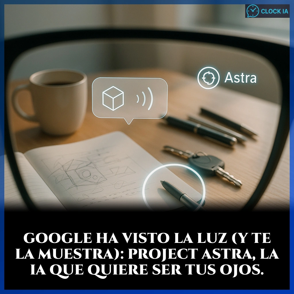 Google ha visto la luz (y te la muestra): Project Astra, la IA que quiere ser tus ojos.