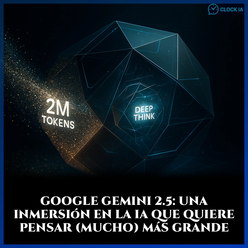 Google Gemini 2.5: Una inmersión en la IA que quiere pensar (mucho) más grande