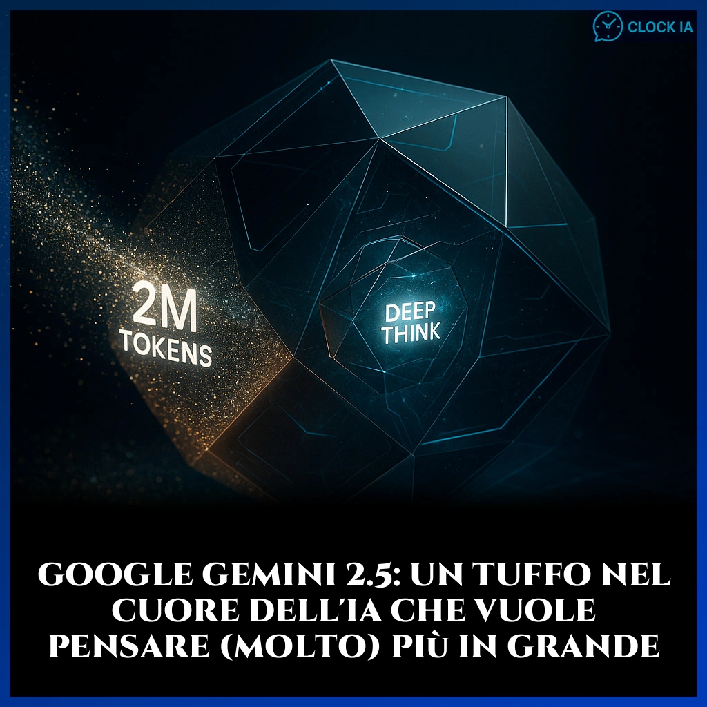 Google Gemini 2.5: Un tuffo nel cuore dell’IA che vuole pensare (molto) più in grande