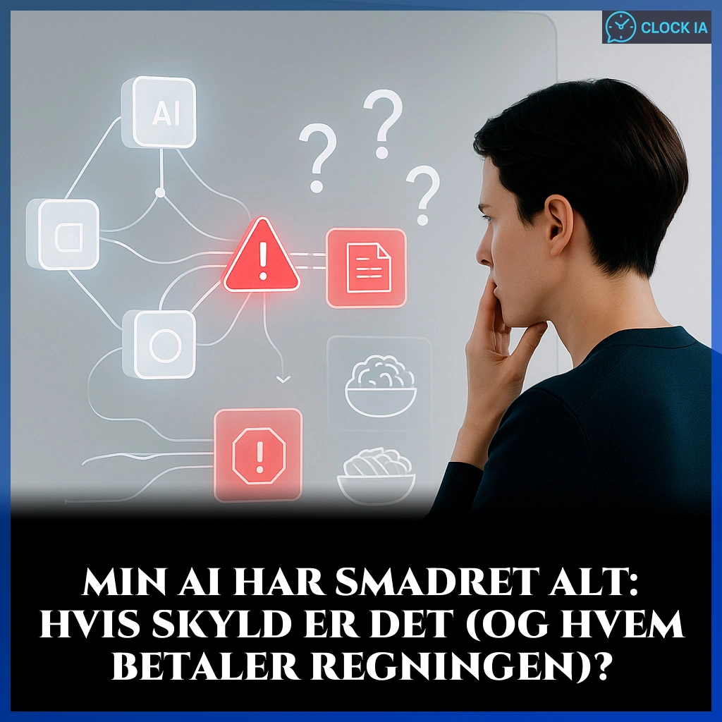 Min AI har smadret alt: Hvis skyld er det (og hvem betaler regningen)?