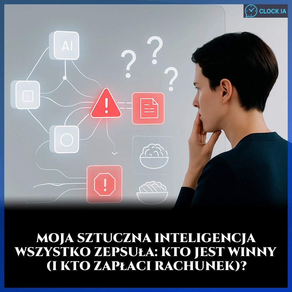 Moja sztuczna inteligencja wszystko zepsuła: kto jest winny (i kto zapłaci rachunek)?