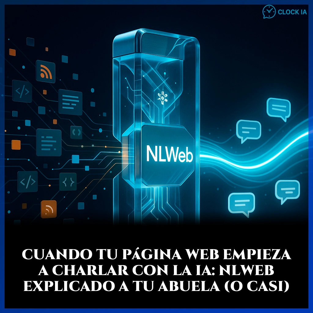 Cuando tu página web empieza a charlar con la IA: NLWeb explicado a tu abuela (o casi)