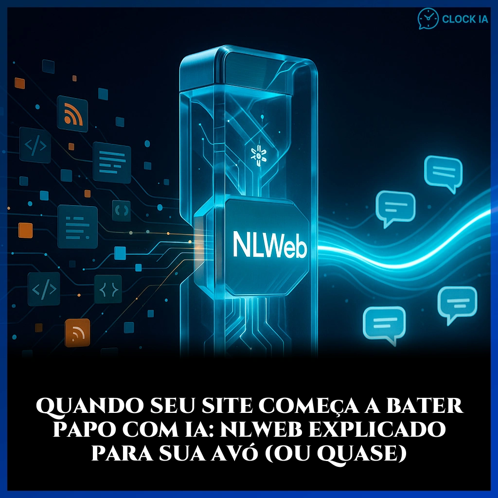 Quando seu site começa a bater papo com IA: NLWeb explicado para sua avó (ou quase)