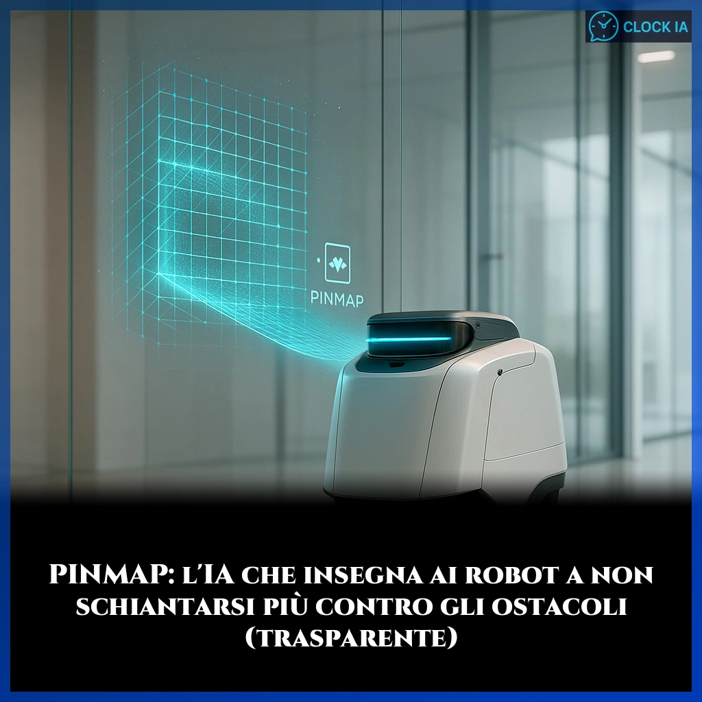 PINMAP: l’IA che insegna ai robot a non schiantarsi più contro gli ostacoli (trasparente)