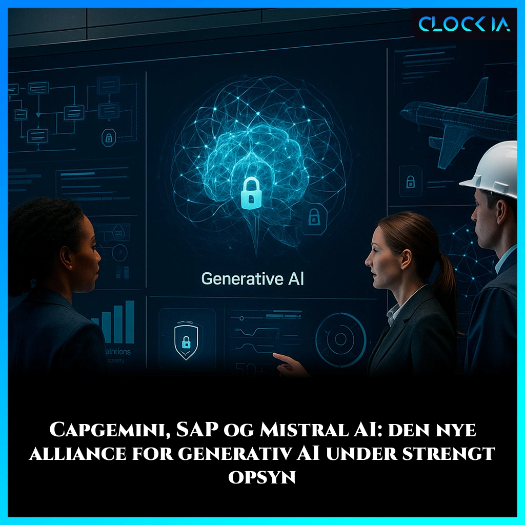 Capgemini, SAP og Mistral AI: den nye alliance for generativ AI under strengt opsyn