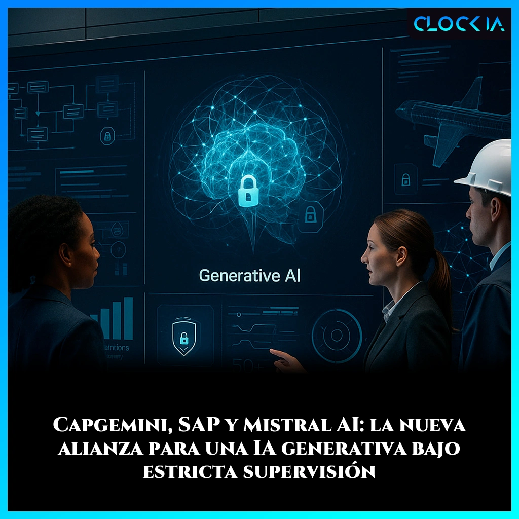 Capgemini, SAP y Mistral AI: la nueva alianza para una IA generativa bajo estricta supervisión